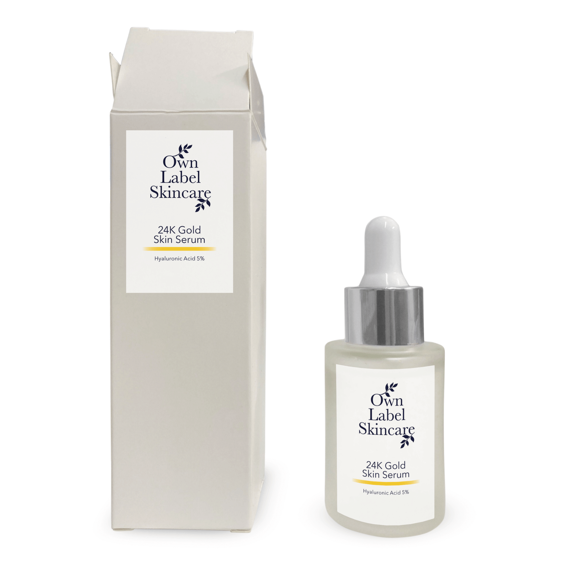 24K Gold Hyaluronic Serum | White Label Skincare - ownlabelskincare