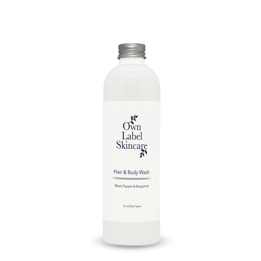 Black Pepper & Bergamot Body Wash | White Label Skincare