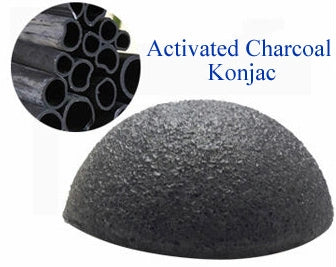 Black Charcoal Konjac Sponge | White Label Skincare