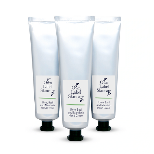 Lime, Basil & Mandarin Hand cream | White Label Skincare