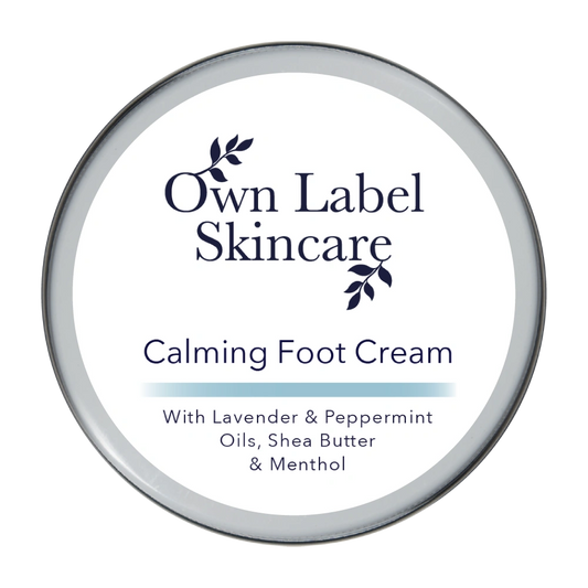 Calming Foot Cream | Lavender & Mint | White Label Skincare