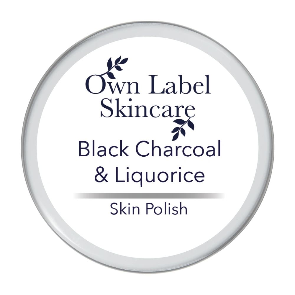 Black Charcoal & Liquorice Face Polish | White Label Skincare