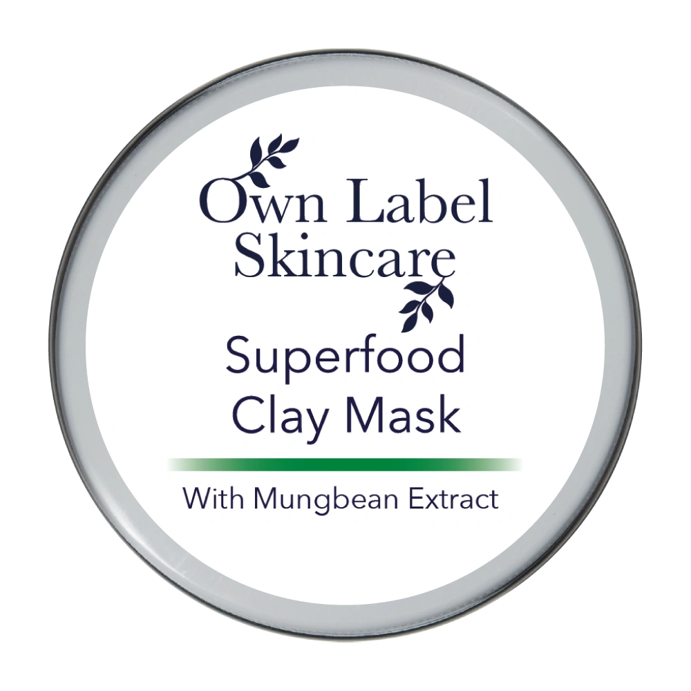 Superfood Mung Bean Clay Mask | Restorative | White Label Skincare