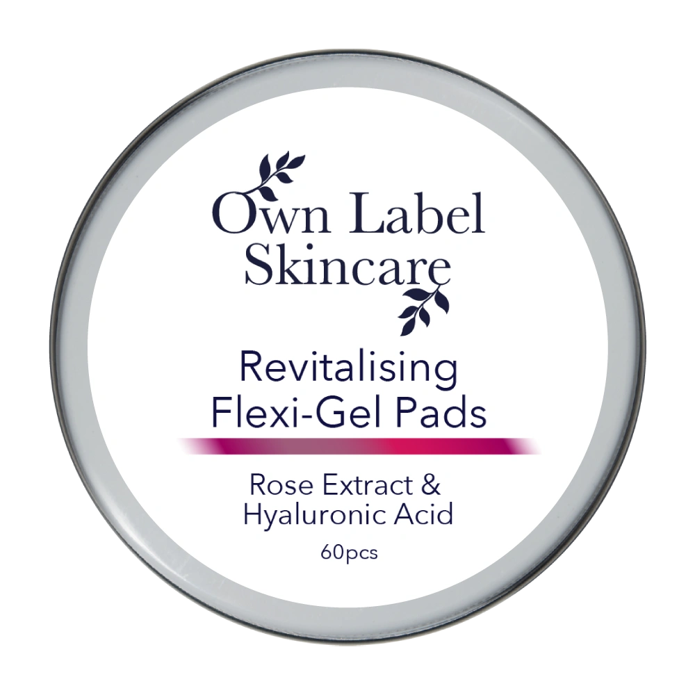 Revitalising Flexi Mask Gel Eye Pads With Rose Extract | White Label Skincare