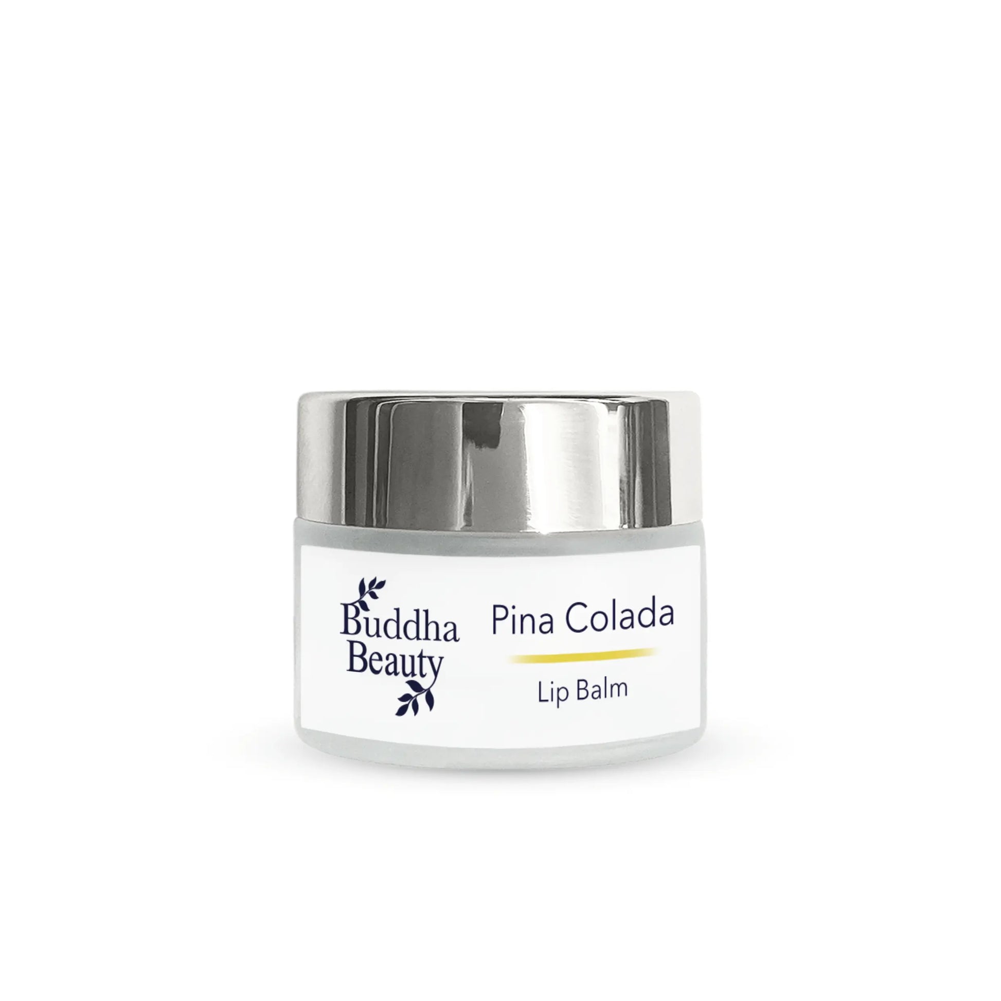 PINA COLADA LIP BALM IN GLASS JAR  | BUDDHA BEAUTY