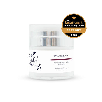 Own Label Skincare. Restorative Night Cream with Frankincense