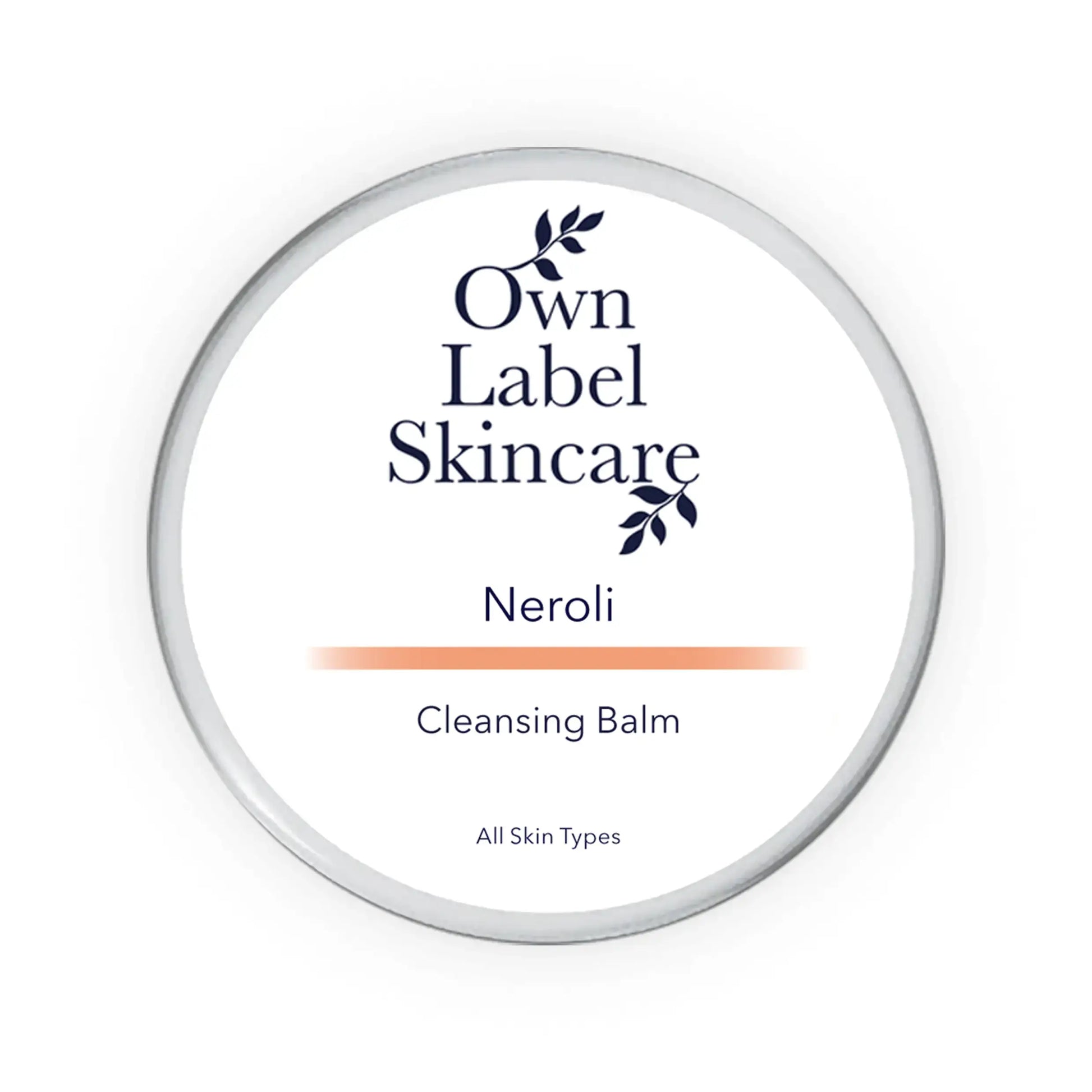 White label neroli cleansing balm in eco tin