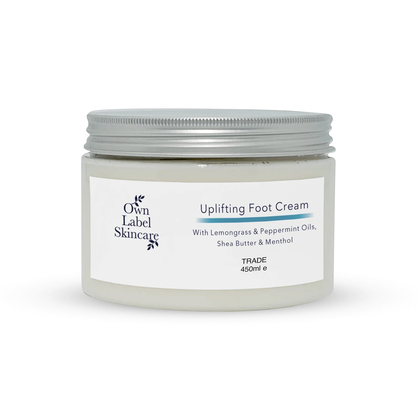 Uplifting Foot Cream | Lemongrass & Mint | White Label Skincare