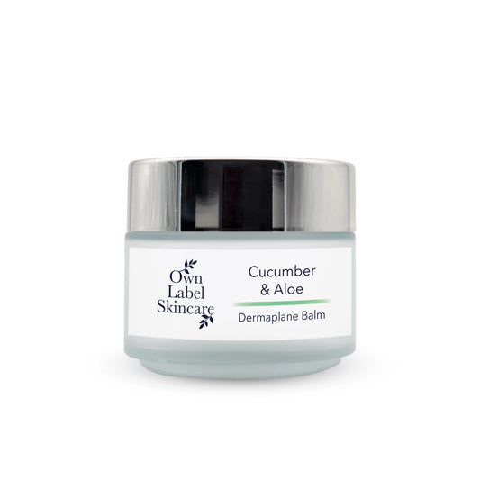 Aloe & Cucumber Dermaplane Balm | White Label Skincare - ownlabelskincare