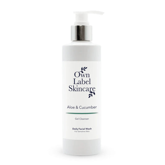 Aloe & Cucumber Gel Cleanser | White Label Skincare - ownlabelskincare