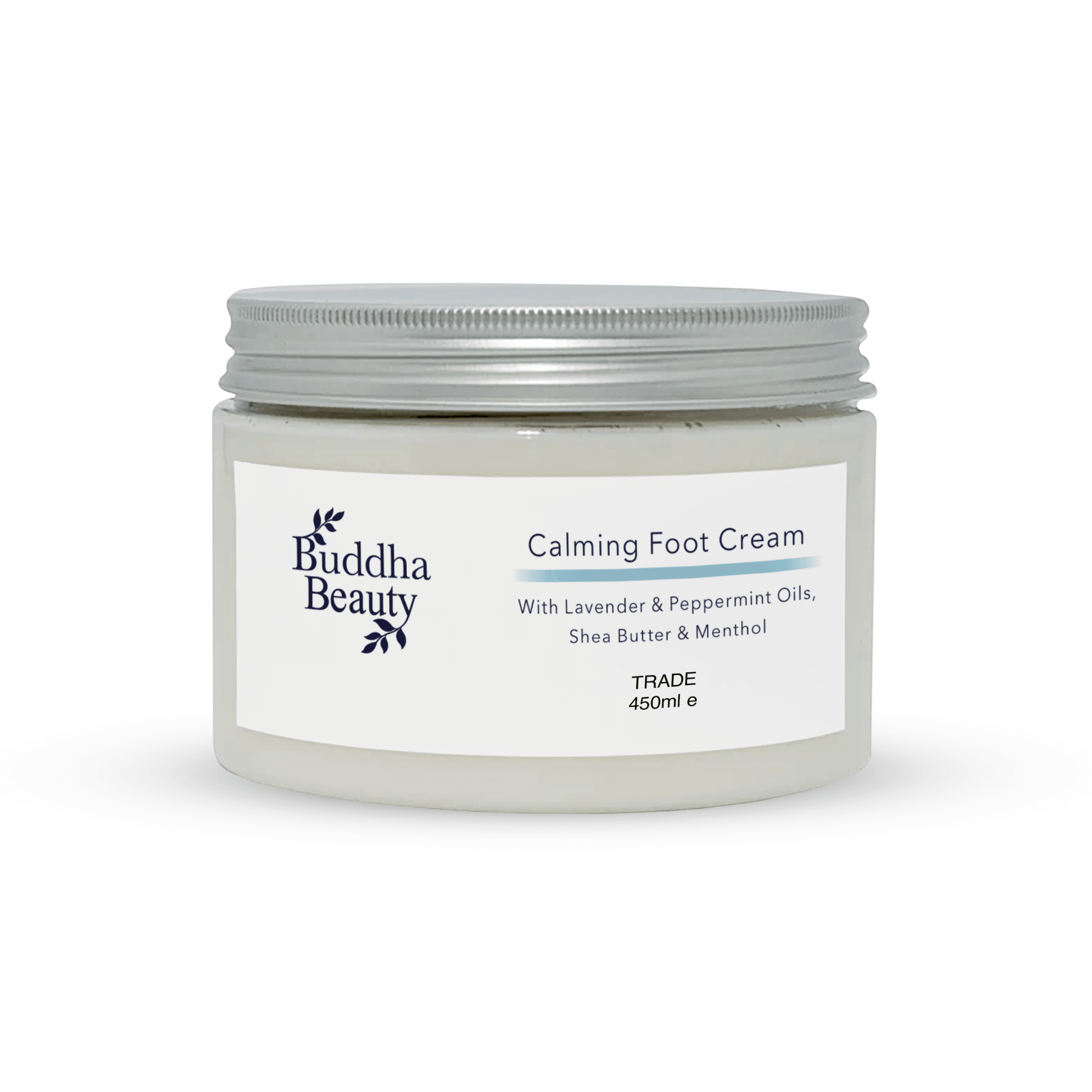 Calming Foot Cream | Lavender & Mint | Buddha Beauty Trade - ownlabelskincare