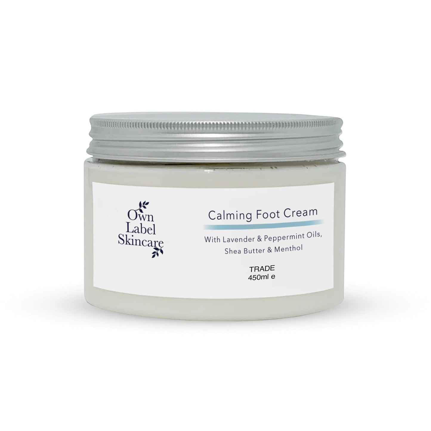 Calming Foot Cream | Lavender & Mint | White Label Skincare - ownlabelskincare