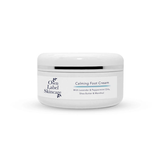 Calming Foot Cream | Lavender & Mint | White Label Skincare - ownlabelskincare