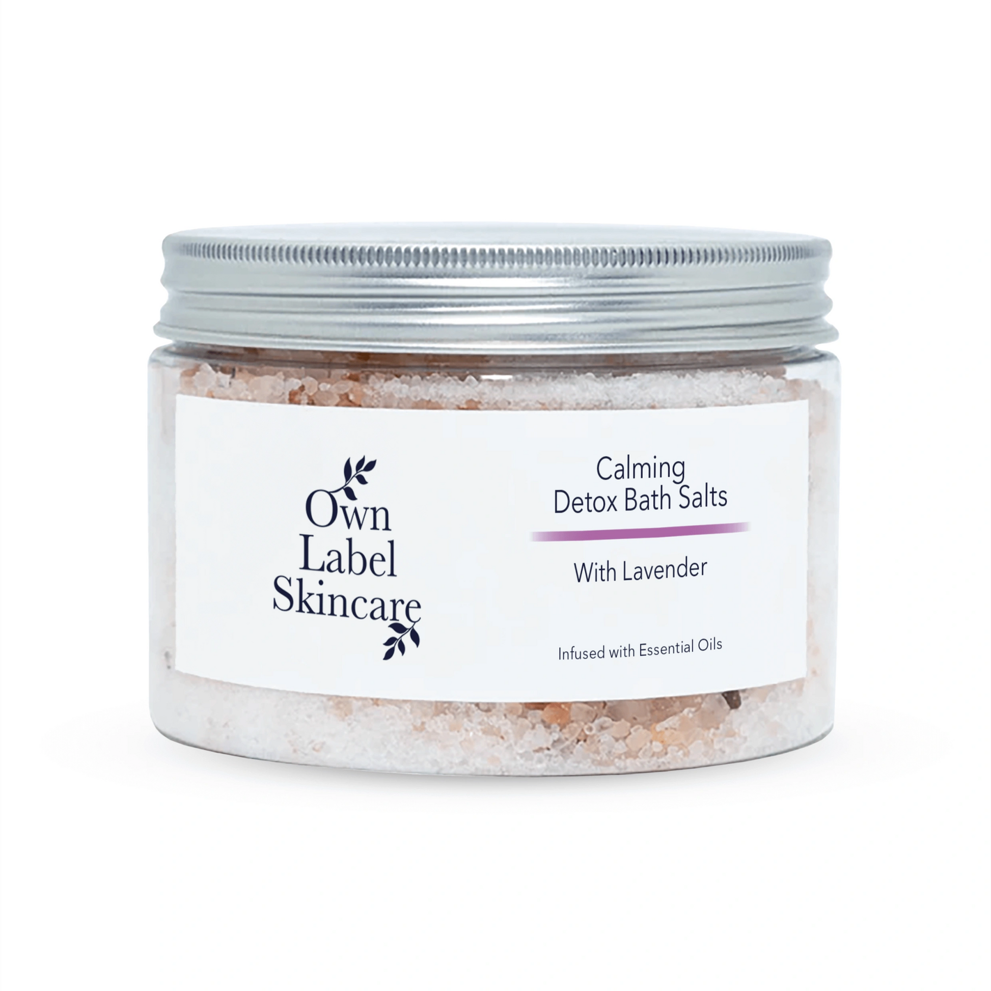 Calming - Lavender Epsom Bath Salts | White Label Skincare - ownlabelskincare