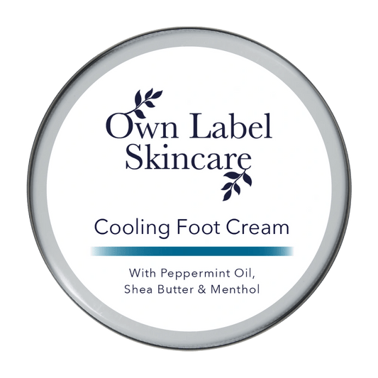 Cooling Foot Cream | Peppermint | White Label Skincare - ownlabelskincare