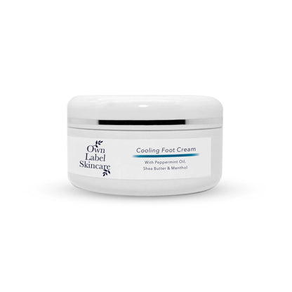 Cooling Foot Cream | Peppermint | White Label Skincare - ownlabelskincare