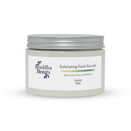 Exotic Berry & Melon foot Scrub | Buddha Beauty Trade - ownlabelskincare