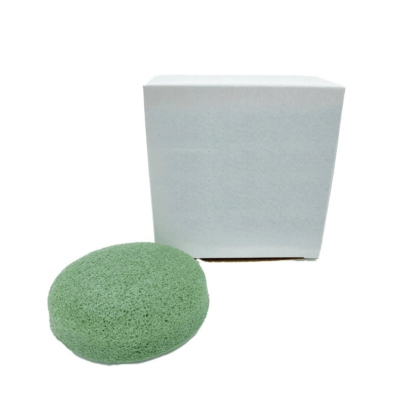 Green French Clay Konjac Sponge | White Label Skincare - ownlabelskincare