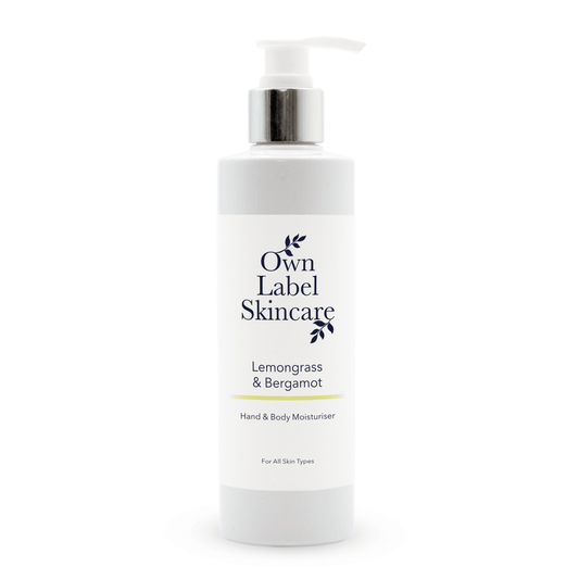 Lemongrass & Bergamot Body Lotion | White Label Skincare - ownlabelskincare