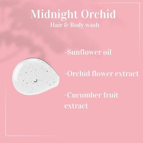 Midnight Orchid Hair & Body Wash | White Label Trade - ownlabelskincare