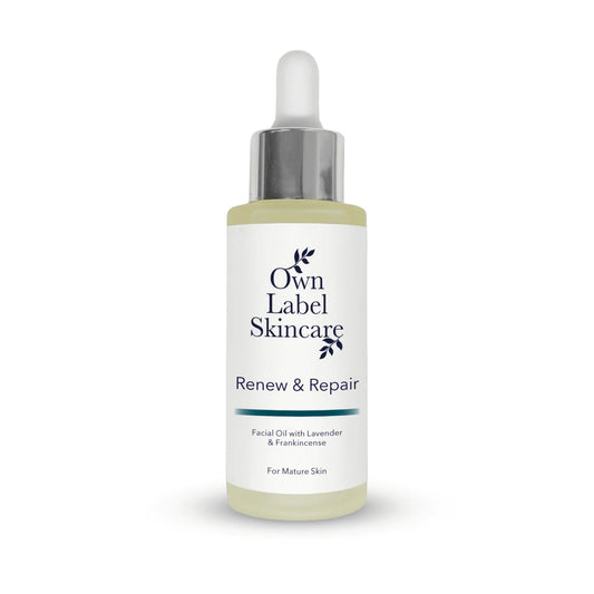 Renew & Repair Facial Oil | Mature Skin | White Label Skincare - ownlabelskincare