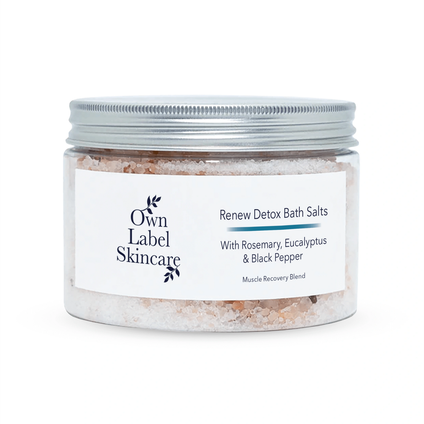 Renew - Rosemary, Eucalyptus & Black Pepper Bath Salts | White Label Skincare - ownlabelskincare