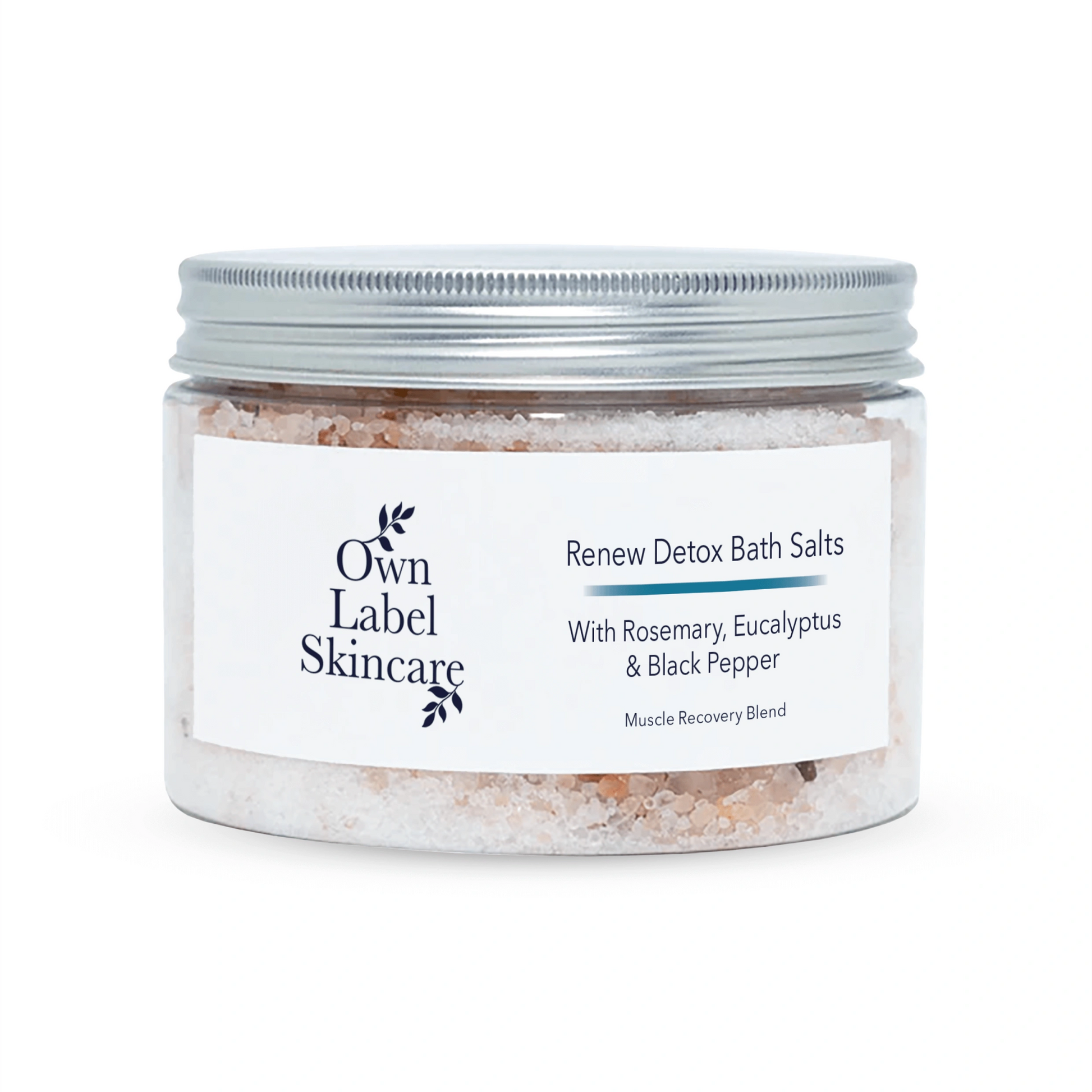 Renew - Rosemary, Eucalyptus & Black Pepper Bath Salts | White Label Skincare - ownlabelskincare