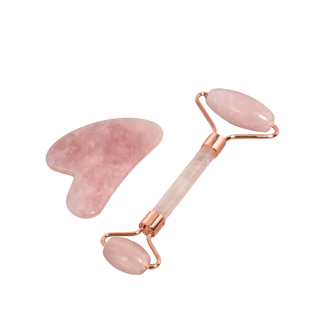 Rose Quartz Facial Roller & Gua Sha Set - ownlabelskincare