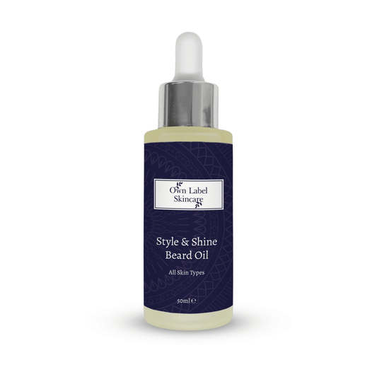 Style & Shine Beard & Shave Oil | MENS | White Label Skincare - ownlabelskincare