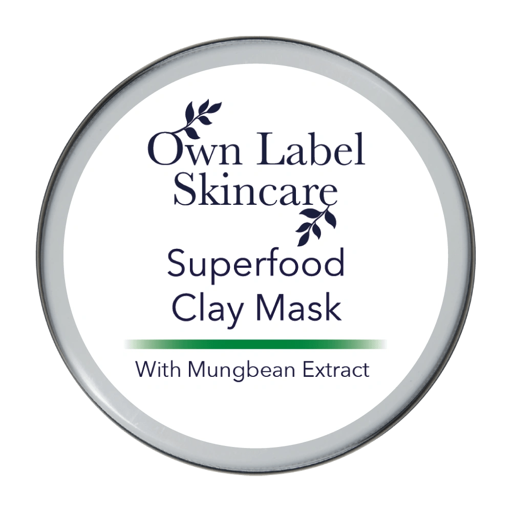 Superfood Mung Bean Clay Mask | Restorative | White Label Skincare - ownlabelskincare