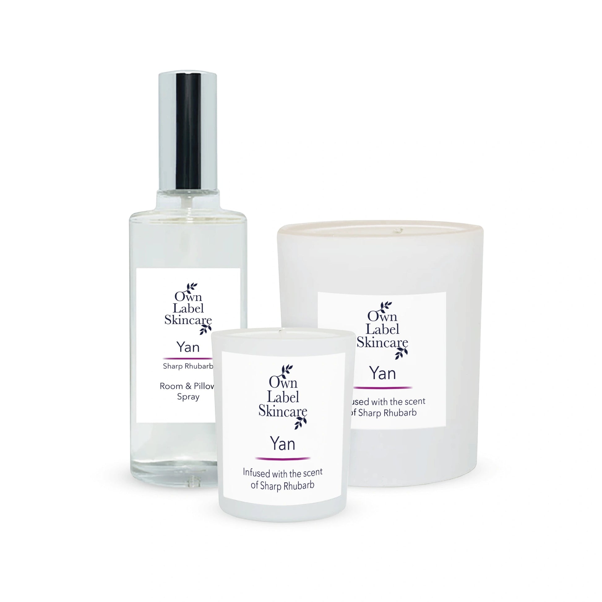 Yan - Zesty Rhubarb Room Collection | White Label Homeware - ownlabelskincare