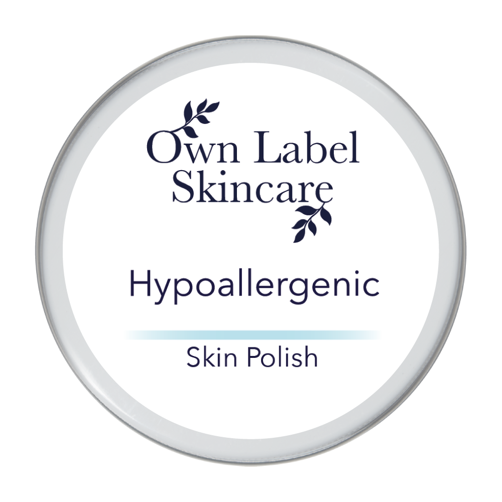 Hypoallergenic Fragrance Free Facial Scrub | White Label Skincare