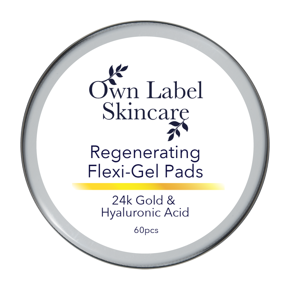 Regenerating 24k Flexi Mask Gel Eye Pads | White Label Skincare ...